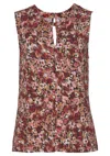 Lascana Women's Keyhole Tank Top In Multi