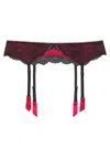 Lascana Women's Lace Detail Garter Belt In Multi