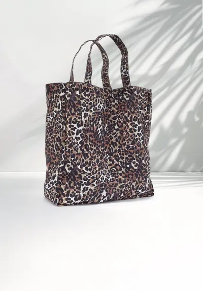Lascana Women's Leopard Print Tote Bag In Multi