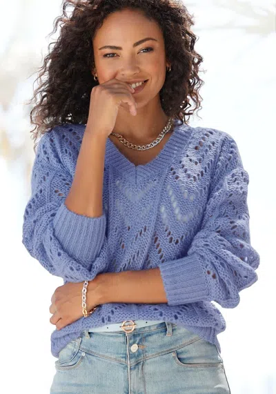 Lascana Women's Open Knit Sweater