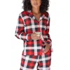 Lascana Women's Plaid Button Down Long Sleeve Shirt In Multi