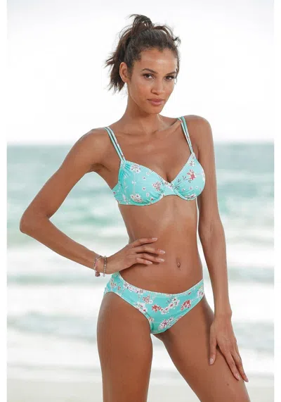 Lascana Women's Print Classic Bikini Bottom
