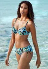 Lascana Women's Printed Side Tie Bikini Swim Bottom