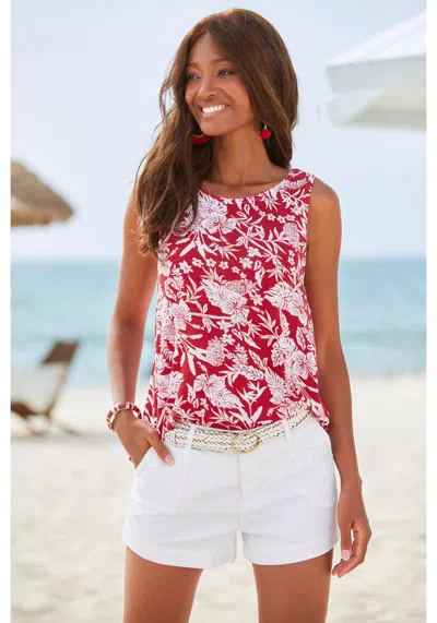 Lascana Women's Sleeveless Tank Top In Multi