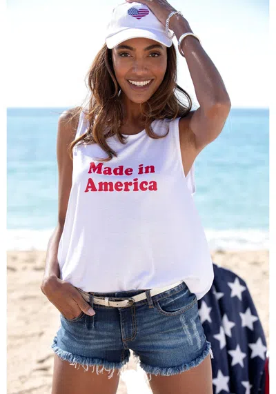 Lascana Women's Sleeveless Tank Top In White