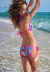 Lascana Women's Tassel Cheeky Bikini Bottom In Pink
