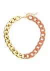 Lascana Women's Two Tone Necklace In Multi