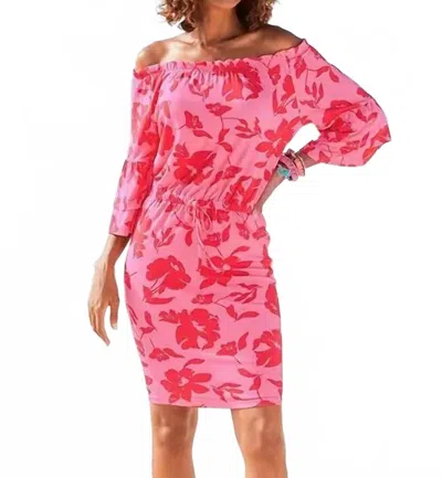 Lascana Womens Off Shoulder In Fuschia In Pink