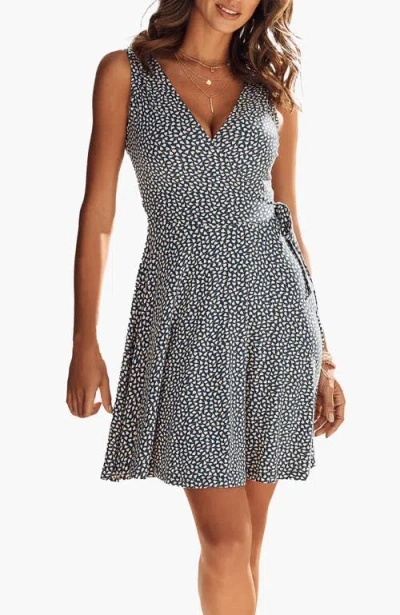 Lascana Wrap Look Dress In Black