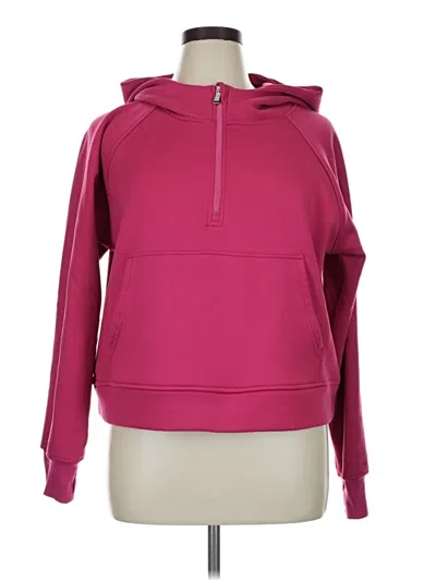 Pre-owned Laslulu Pullover Hoodie In Pink