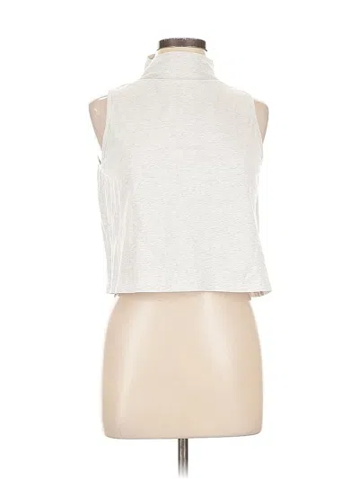 Pre-owned Laslulu Sleeveless T-shirt In Silver