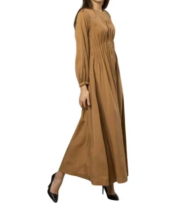 Lassiva Collection Amini Dress In Golden