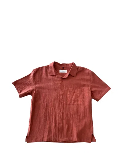 Last Call For Pocket Short-sleeve Shirt In Red