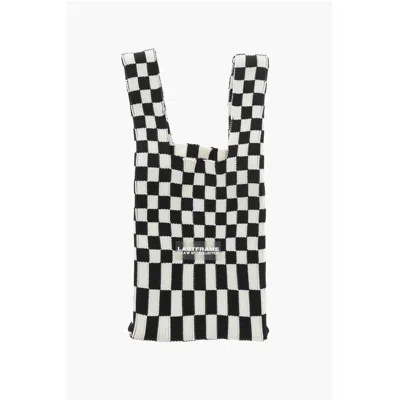Last Frame Black And White Polyester Tote Bag