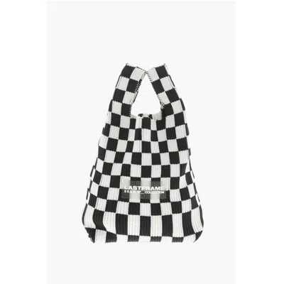 Last Frame Black And White Polyester Tote Bag