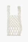 Last Frame Checked Tote Bag With See-through Details