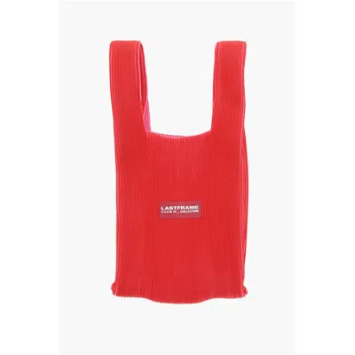 Last Frame Red Polyester Tote Bag