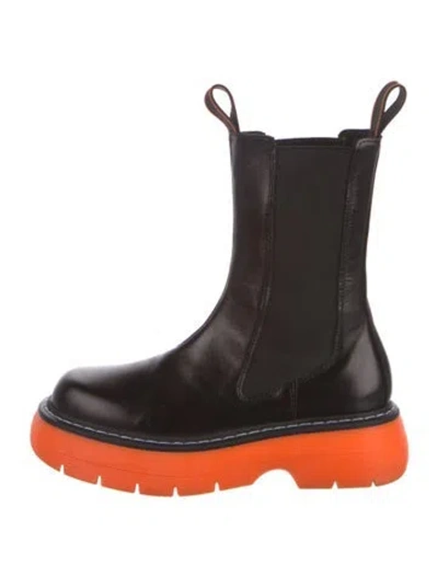 Pre-owned Last Leather Chelsea Boots In Brown