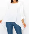 Last Tango Airflow Batwing Top In White