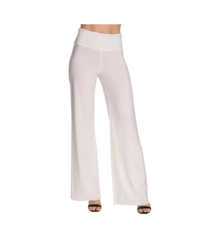 Last Tango Basic Wide Leg Pant In Taupe In Gray