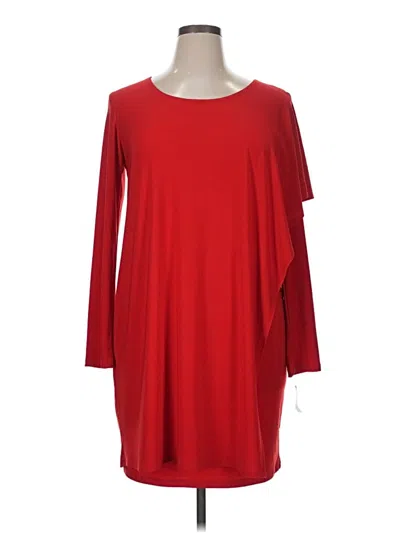 Pre-owned Last Tango Casual Dress In Red