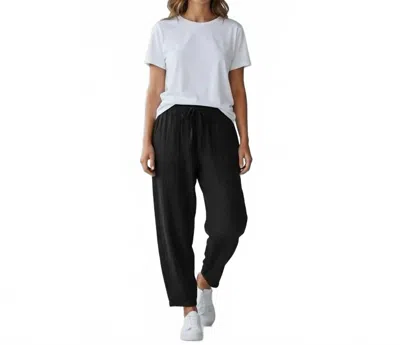 Last Tango Gauze Adjustuble Pants In Black