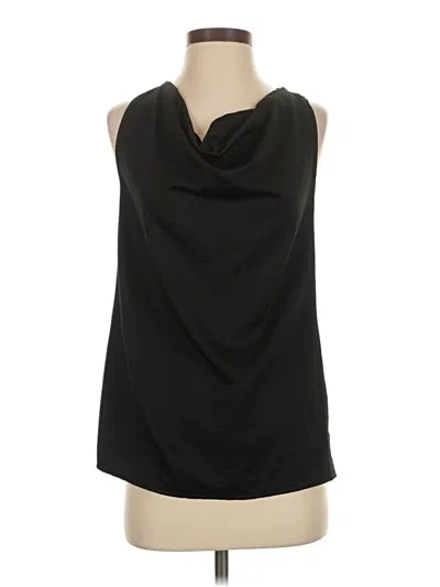 Pre-owned Last Tango Sleeveless Blouse In Black