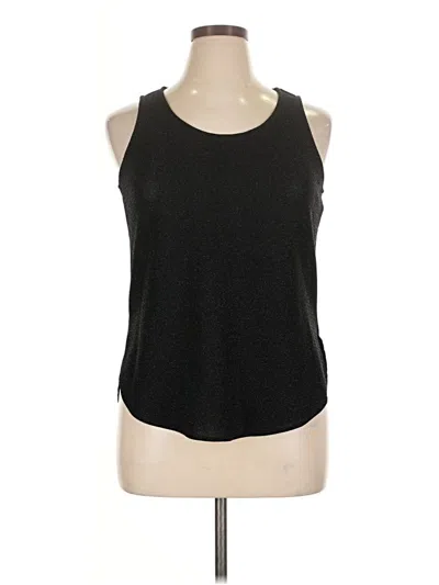 Pre-owned Last Tango Sleeveless Top Black Scoop Neck Tops