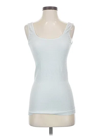 Pre-owned Last Tango Sleeveless Top Silver Sweetheart Neckline Tops
