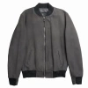 Last Wolf Elk Bomber Jacket In Gray