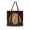 Lastelier Parakalo Cotton Canvas Bag In Brown