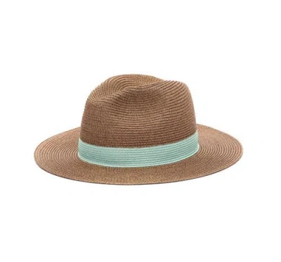 Lastelier Portofino Straw Hat Pistacchio Green In Pastel Green