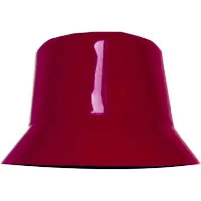 Lastelier Smile Bucket Rain  Hat In Red