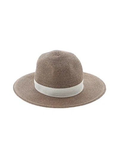 Pre-owned Lastelier Sun Hat In Brown