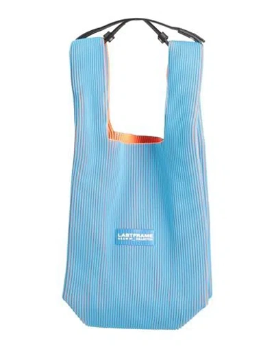 Lastframe Woman Handbag Azure Size - Textile Fibers In Blue