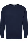 Lat Elevated Fleece Crewneck Sweatshirt In Blue