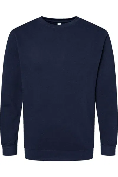 Lat Elevated Fleece Crewneck Sweatshirt In Blue
