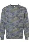 Lat Elevated Fleece Crewneck Sweatshirt In Green
