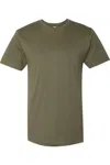 Lat Fine Jersey Tee In Green
