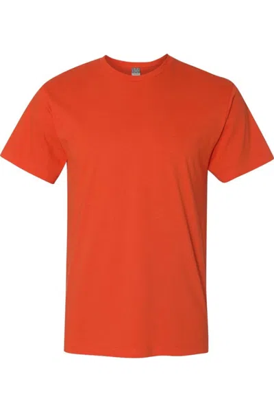 Lat Fine Jersey Tee In Orange