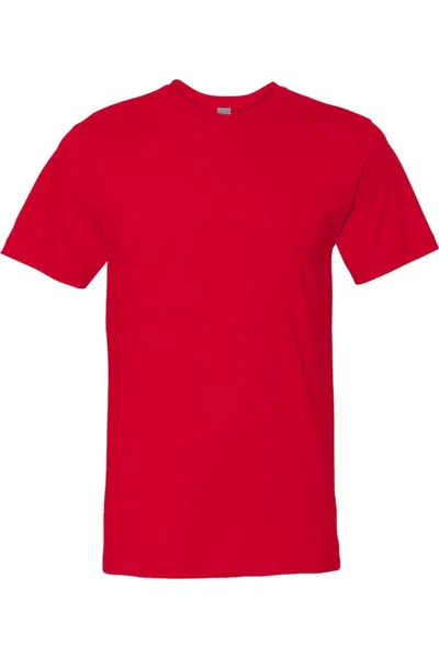 Lat Fine Jersey Tee In Red