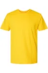 Lat Fine Jersey Tee In Yellow
