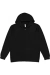 Lat Full-zip Fleece Hoodie In Black