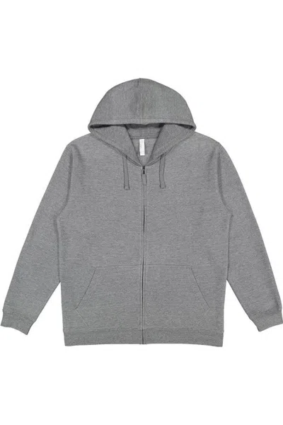 Lat Full-zip Fleece Hoodie In Black