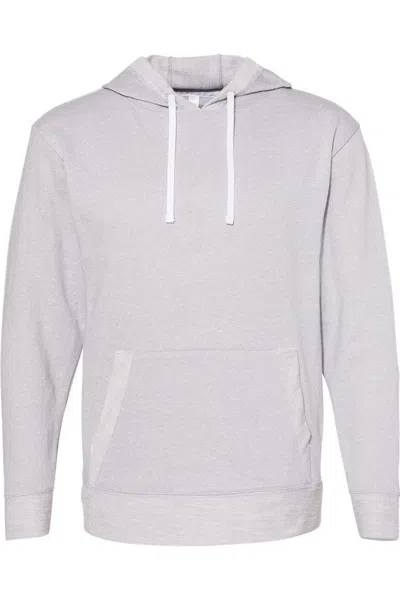 Lat Harborside Mlange French Terry Hooded Pullover In Gray