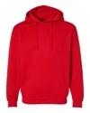 Lat Men's Elevated Fleece Basic Hoodie In Red