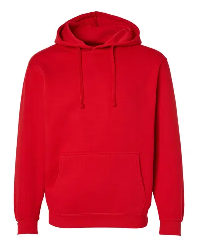 Lat Men's Elevated Fleece Basic Hoodie In Red