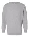 Lat Fine Jersey Long Sleeve Tee In Grey