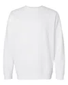 Lat Men's Elevated Fleece Crewneck Sweatshirt In White