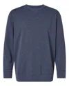 Lat Vintage Wash Fleece Crewneck Sweatshirt In Silver